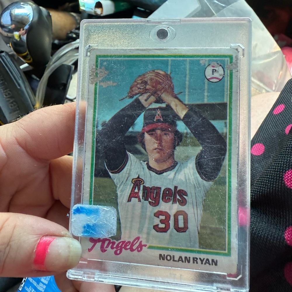 Nolan Ryan Angels Collectible Card